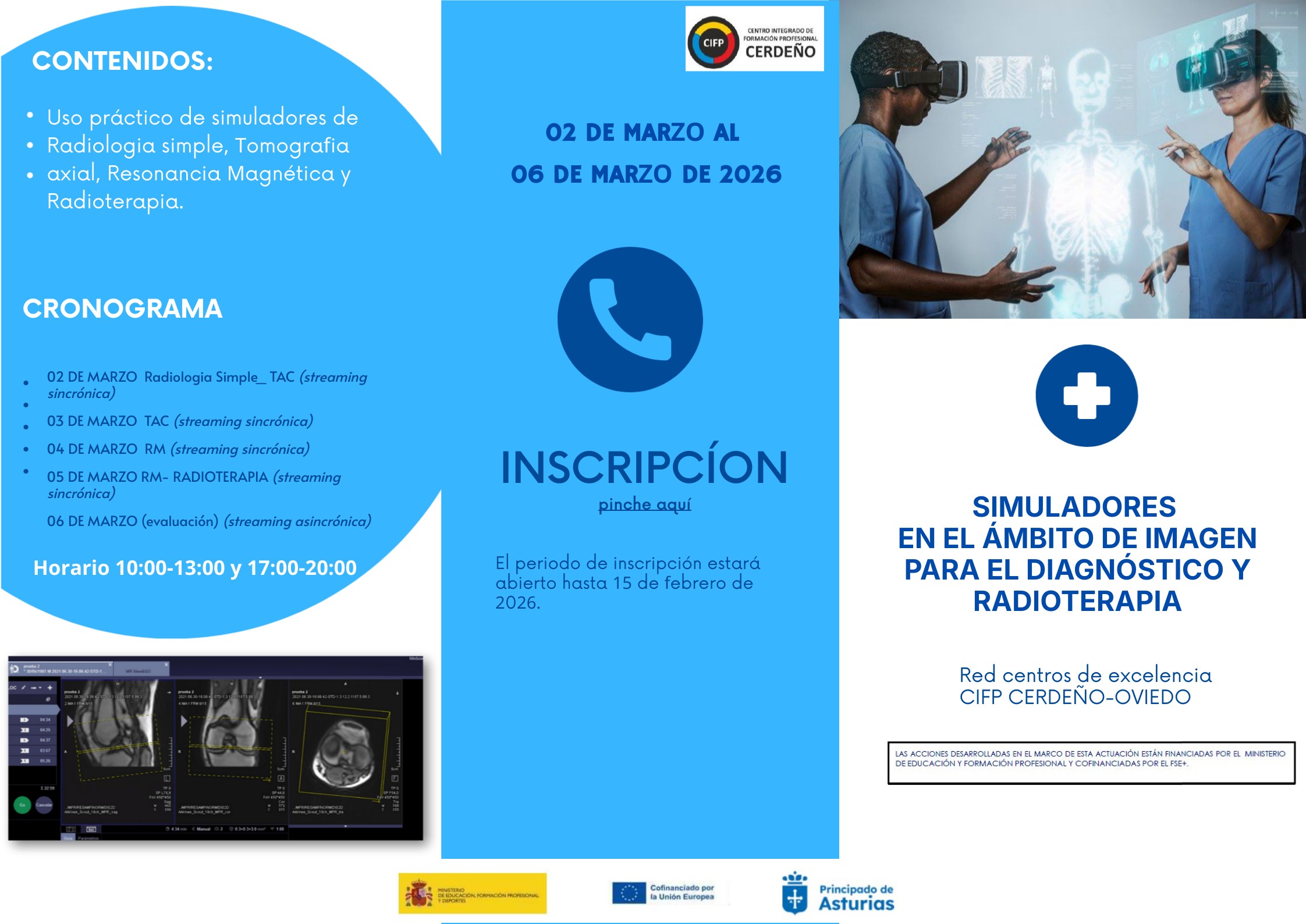 RED DE EXCELENCIA FP: CURSO SIMULADORES EN AMBITO SANITARIO marzo 2026